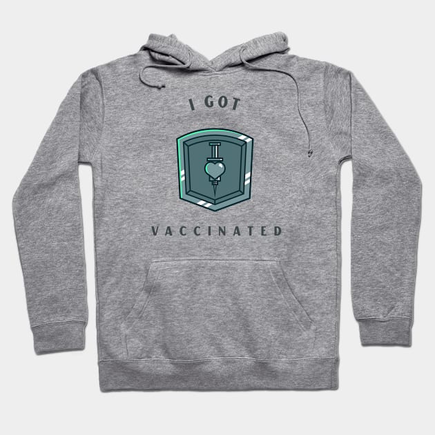 I Got Vaccinated Hoodie by Araf Color